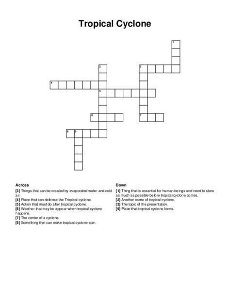 cyclone, twister Crossword Clue .